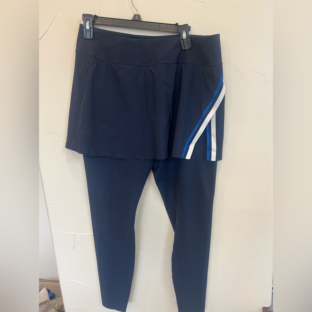 Wilson Navy Blue skirted leggings
